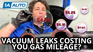 Gas Mileage Dropping in Your Car or Truck? Quickly Identify Vacuum Leak That's Wasting Your Money