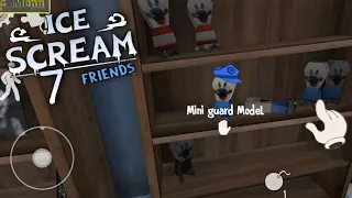 Ice Scream 7 Friends lis Fan Made Gameplay With Security Room Ending || Ice Scream 7 Gameplay