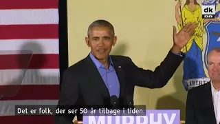 Obama tordner mod Trump: Vi er 50 år tilbage i tiden