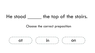 Prepositions of Place:  at, in, on (Part 2)