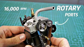 Making a CYLINDER Head with NO Valves but ROTARY Ports!