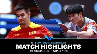 Alberto Lillo vs Cho Daeseong | MS Qual | WTT Contender Zagreb 2023