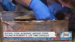 Almanac and coin found in time capsule beneath Lee statue | Rush Hour
