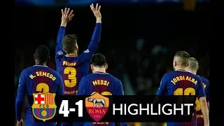 Barcelona vs AS Roma 4-1 All Goals & Extended Highlights 04/05/2018 HD