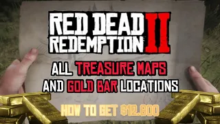 All Treasure Maps And Gold Bar Locations In Red Dead Redemption 2! (How To Get $12.600)