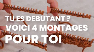 🥢 Tuto tricot : Les 4 méthodes de montages à connaître pour bien débuter le tricot