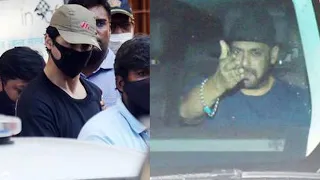 Salman Khan meets Shahrukh Khan after Aryan Khan's arrest !