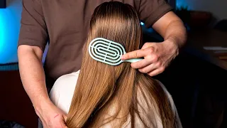 ASMR Sleep Recovery- Soothing Hair Brushing & Hair Play Sounds (No talking)