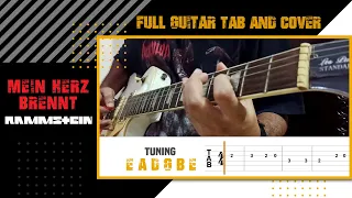 Rammstein - Mein Herz Brennt- Guitar Cover | Screen TAB