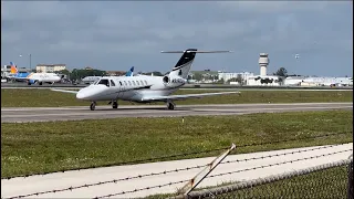 SRQ spotting with various commercial and private jets- March 17th, 2024