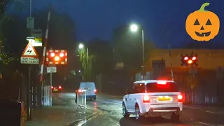 Spooky Evening at Watford North Level Crossing, Hertfordshire!