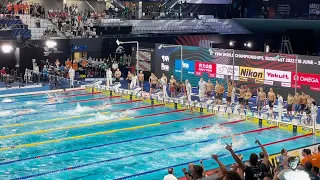 Men's 4×100 medley relay EPIC FINISH / 2022 World Aquatics Championships