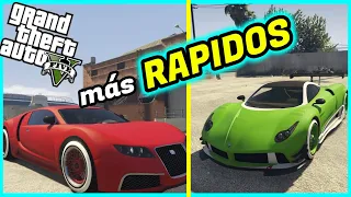 Los Coches más RAPIDOS de GTA 5 Modo Historia