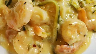keto paleo faux shrimp Alfredo 🍤 dupe my gluten free journey