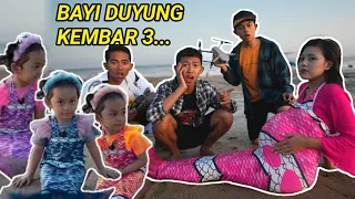 PUTRI DUYUNG HAMIL MELAHIRKAN KEMBAR 3 TERTANGKAP DRONE DIPANTAI! | Drama Parodi | Mikael TubeHD