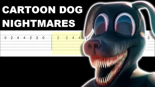 Cartoon Dog - Nightmares - Horror Skunx (Easy Guitar Tabs Tutorial)