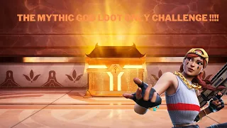 THE MYTHIC GOD CHEST LOOT ONLY CHALLENGE!!!!