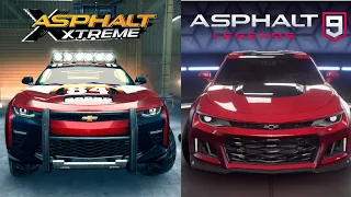 Asphalt 9 vs Xtreme Graphics comparison