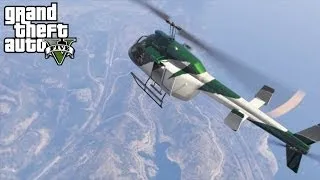 Damned If You Don't - GTA V Parachute Jump (HD)