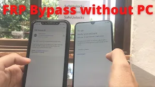 FRP Bypass Without PC (Unlock from Any Device)