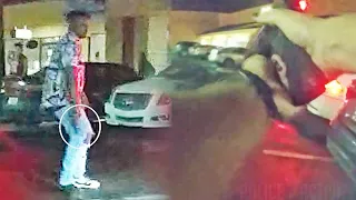 Bodycam Footage of Tucson Police Officers Shooting Armed Man Outside of a Hookah Lounge