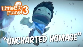 Uncharted Homage [Community Levels] Little BIG Planet 3 (PS4 Father & Son Gameplay)