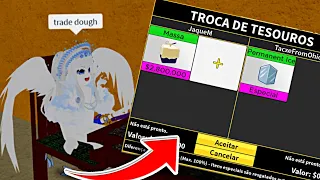 O QUE ESTA VALENDO UMA DOUGH NAS TRADES DO BLOX FRUITS? Roblox