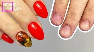 Ногти ГРЫЗУНА 💅 Наращивание ОБКУСАННЫХ ногтей