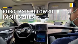 Automated taxis now allowed on the road in Shenzhen
