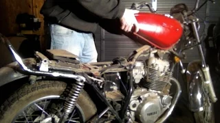 Motorcycle Gas Tank Removal