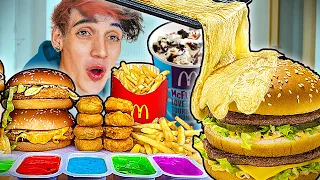LIFE HACKS and SECRETS of McDonalds food challenge
