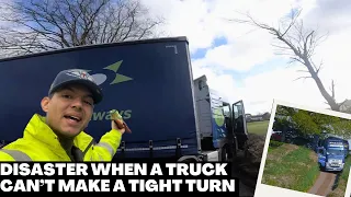 HGV Truck Driver Gets Stuck in an Unbelievable Situation!