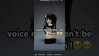 voice reavel!🥺 #robloxedit #roblox