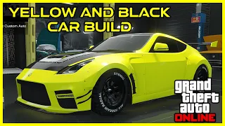 Annis Euros GTA 5 Online Build: Ultimate Nissan 370Z Inspired Build | Yellow & Black Carbon Build