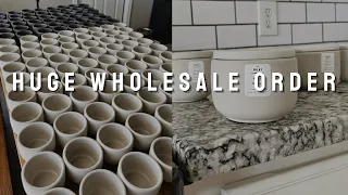 HUGE Wholesale Order | Small Black Owned Candle Business