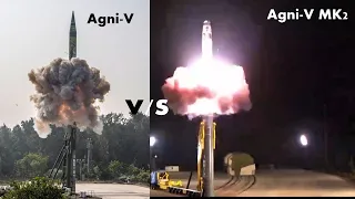 Most deadly missiles of India : Agni V & new improved Agni V MK2 #drdo