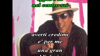 Adriano Celentano - Mi domando (karaoke - fair use)