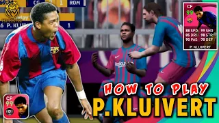 ICONIC P. KLUIVERT REVIEW | HOW TO USE ANY TARGET MAN/POST PLAYER PERFECTLY IN PES 2021 MOBILE