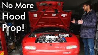 Installing a Hood Lift Kit in my Miata! [Your MX-5 Needs This Mod]