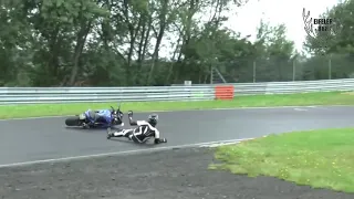 Motorrad Unfall / motorcycle crash Nürburgring Nordschleife Touristenfahrten 24.08.2014