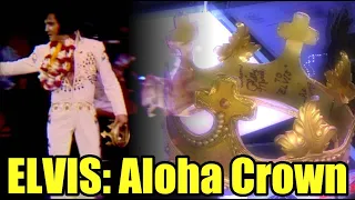 THE GOLD CROWN GIVEN TO ELVIS at ALOHA FROM HAWAII, 1973! The O2, London "Elvis On Tour" Exhibit