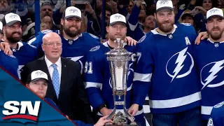 Lightning Hoist Third Consecutive Prince of Wales Trophy as Eastern Conference Champs