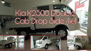 Kia K2500 Double Cab Drop Side 4x4 Turbo Charge Engine Diesel!