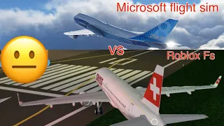 New Roblox Fs VS Microsoft Flight Simulator