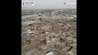 Zerstörung in West-Mossul: Drohnenbilder zeigen das Ausmaß