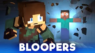 Dragon Egg: BLOOPERS Alex and Steve Life (Minecraft Animation)