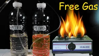 Free gas from the Water | How to make Free Lpg gas at home | petrol and Water | MH4 TECH