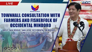 Town Hall Consultation with Farmers and Fisherfolks of Occidental Mindoro 4/23/2024