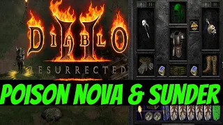 D2R POISON NOVA NECRO & ROTTING FISURE SUNDER CHARM / 2.6