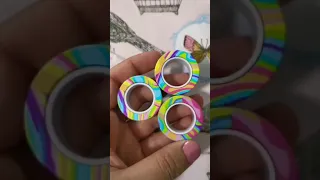 Magnetic ring fidget